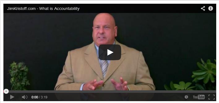 Jim Kristoff on Accountability